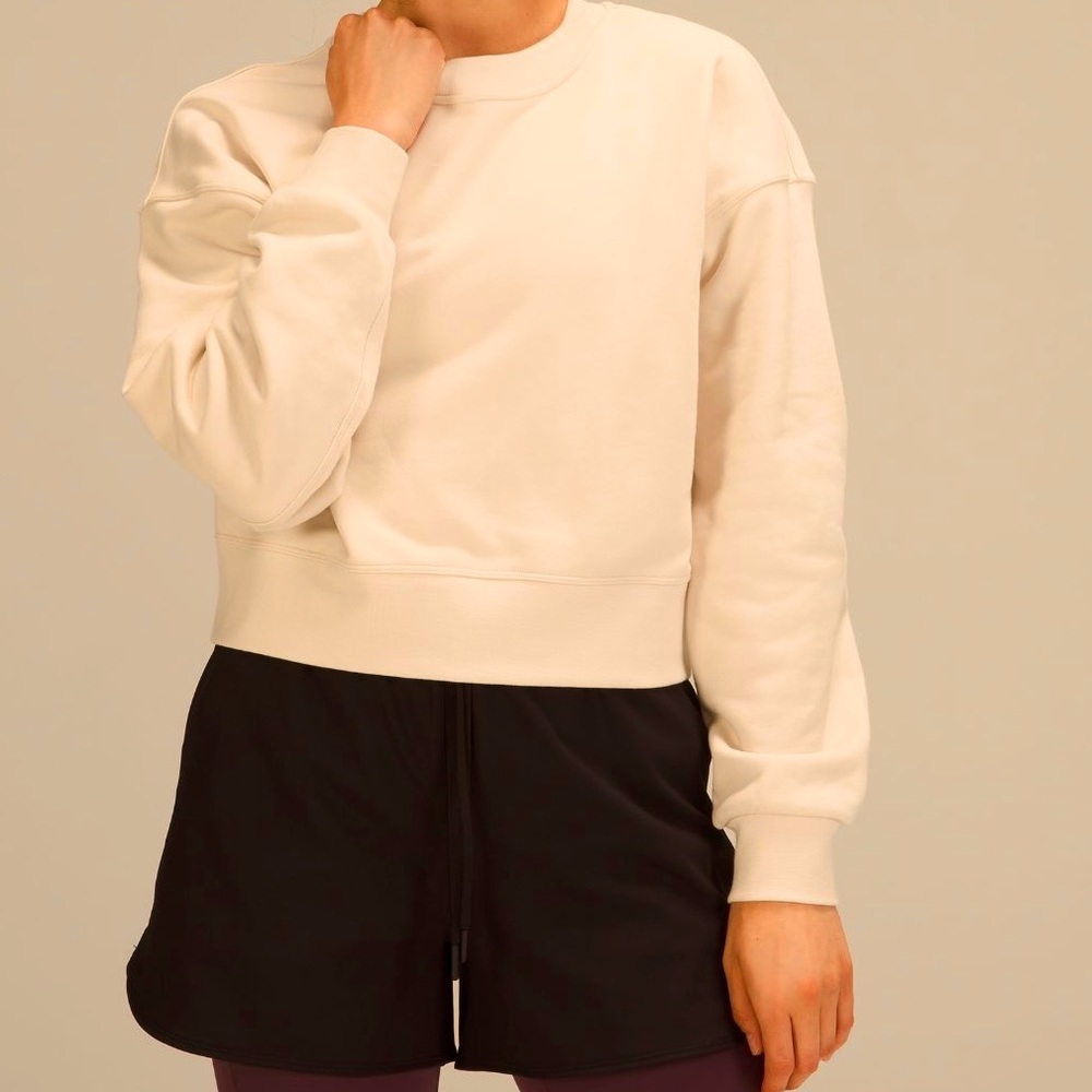 Lululemon Softstreme Perfectly Oversized Cropped Crew - 6
